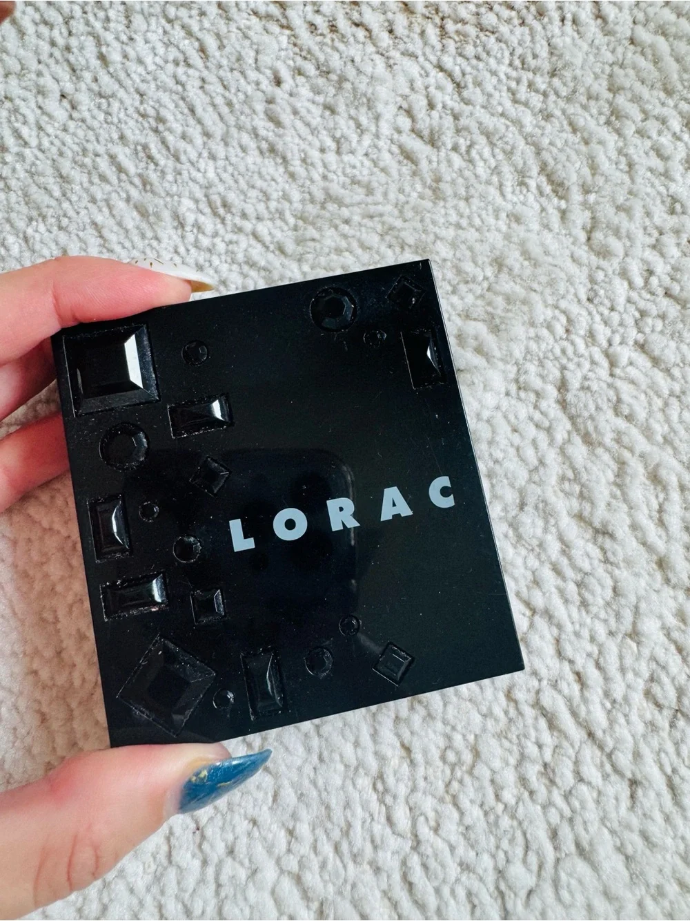 LORAC Black Compact Makeup Palette Navy & Gray Shades